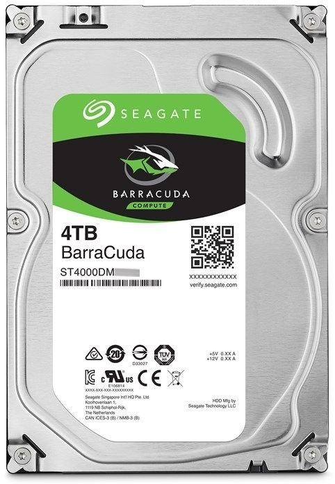 SEAGATE Desktop Barracuda 5400 4TB HDD 5400rpm SATA serial ATA 6Gb/s NCQ 256MB cache 8,9cm 3,5inch BLK